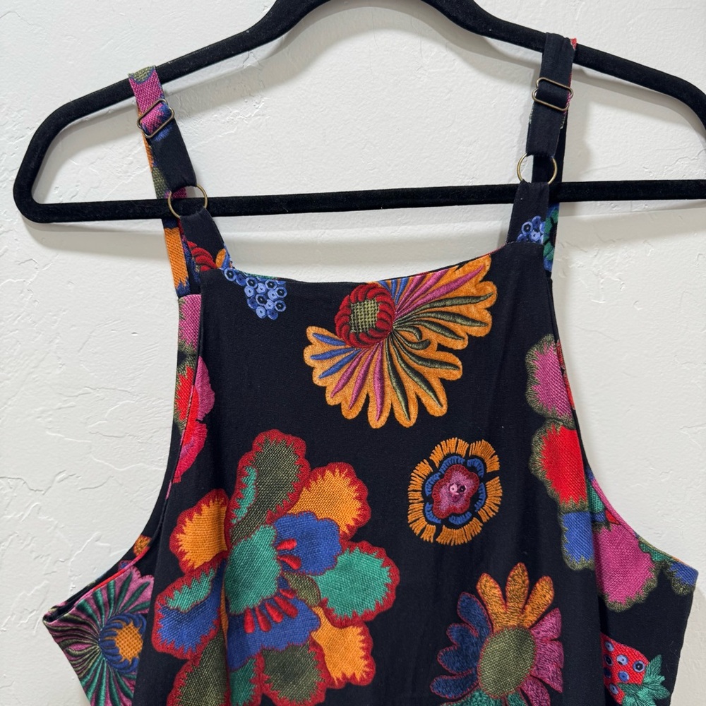 FARM Rio Lily's Garden Tank Summer Sun Mini Dress Floral Women's GG / XL - Picture 6 of 13